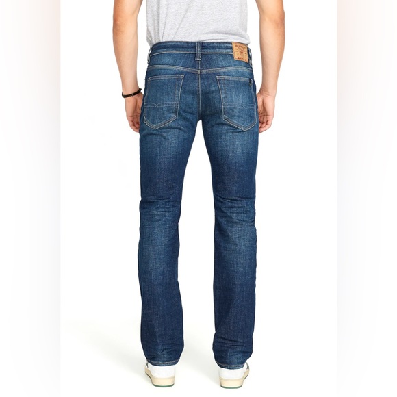 Buffalo Relaxed Straight Driven Men's Jeans in Dark Blue Sanded NWT - Picture 4 of 5